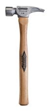 Stiletto 14 oz Titanium Smooth Face Hammer with 18 in. Straight Hickory Handle, small