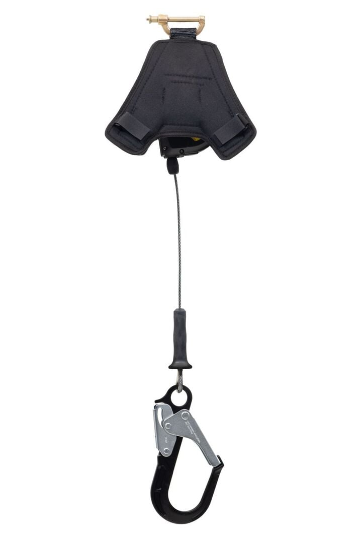 Werner 8ft Bantam Leading Edge Self Retracting Lifeline with Aluminum Rebar Hook, large image number 2