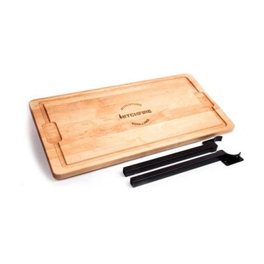 Hitchfire 15 x 30 in Cutting Board Side Table with Carrying Case