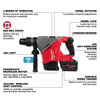 Milwaukee M18 FUEL 1-9/16 Inch SDS Max Rotary Hammer with ONE KEY Kit, small image number 4