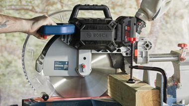Bosch PROFACTOR 18V Surgeon 12in Dual Bevel Slide Miter Saw Kit with 1 CORE18V 8.0 Ah PROFACTOR Performance Battery, large image number 11