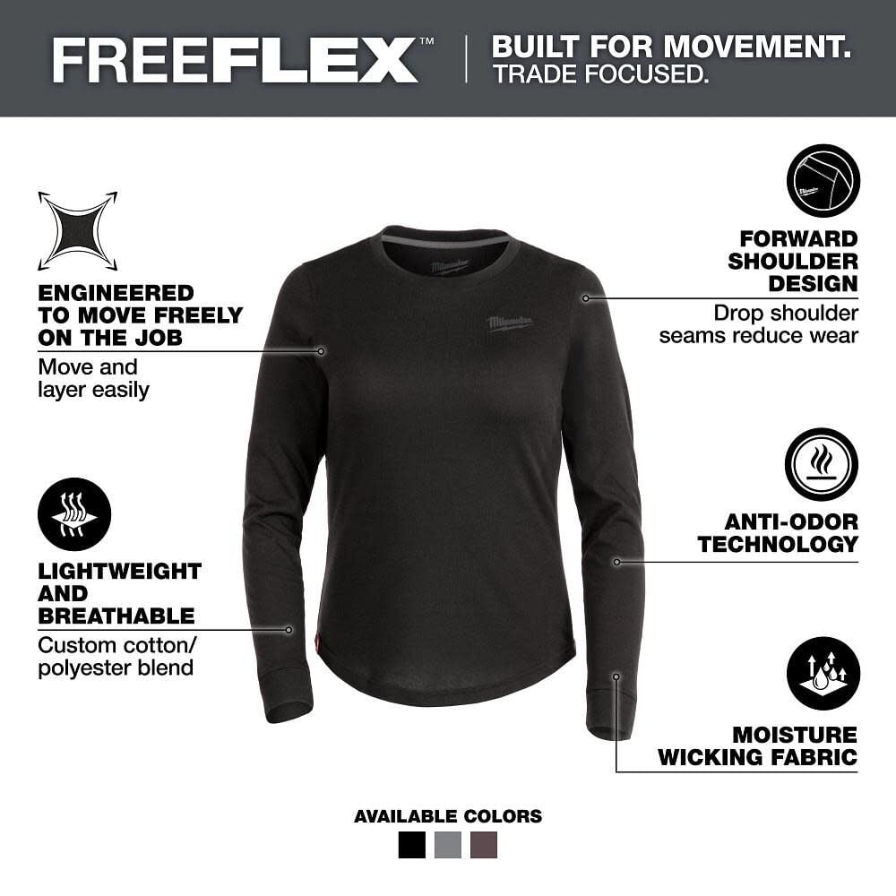 Milwaukee Women's FREEFLEX Hybrid Tee - Long Sleeve, large image number 2
