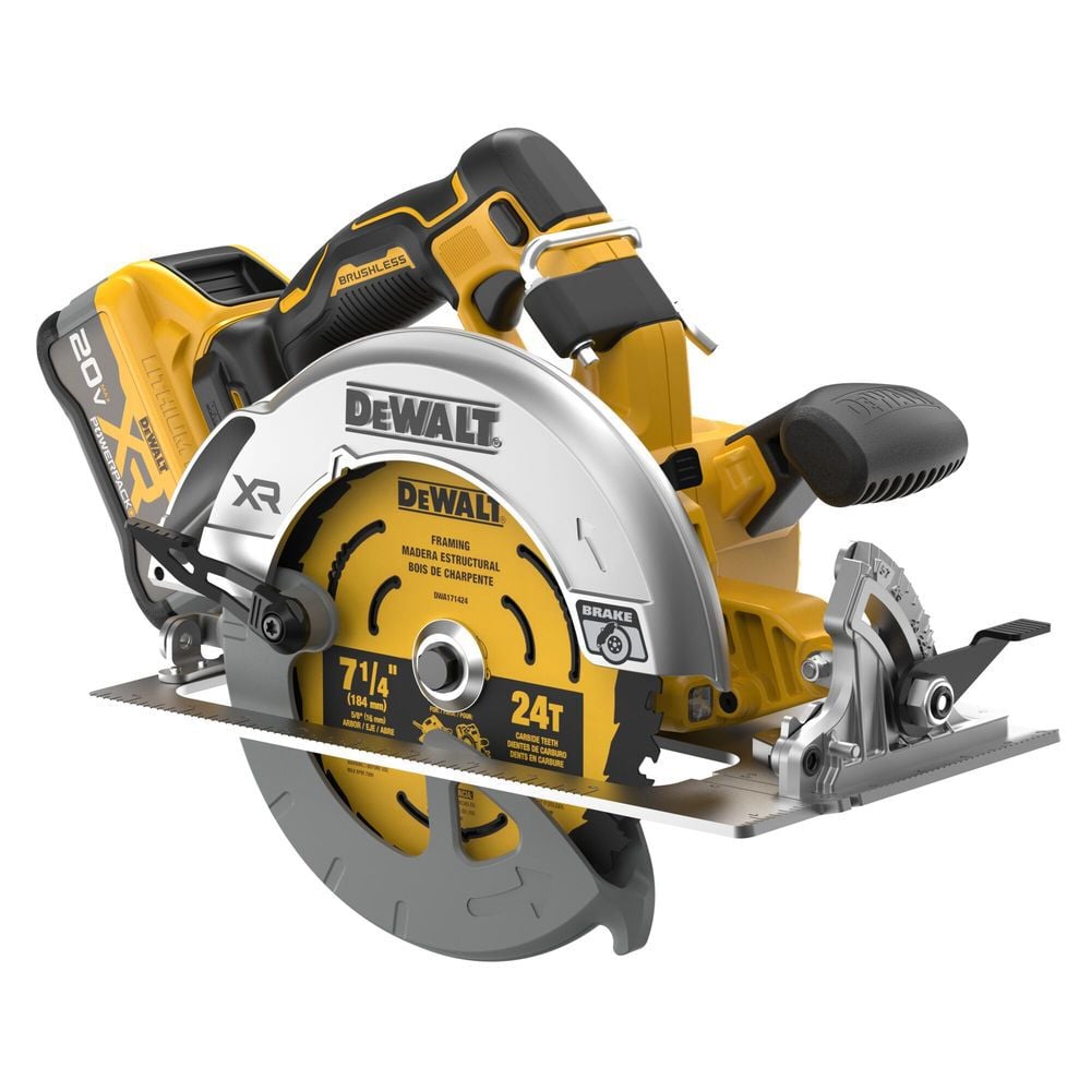 DEWALT 20V MAX XR 7-1/4 Inch Circular Saw Kit with XR POWERPACK, large image number 2