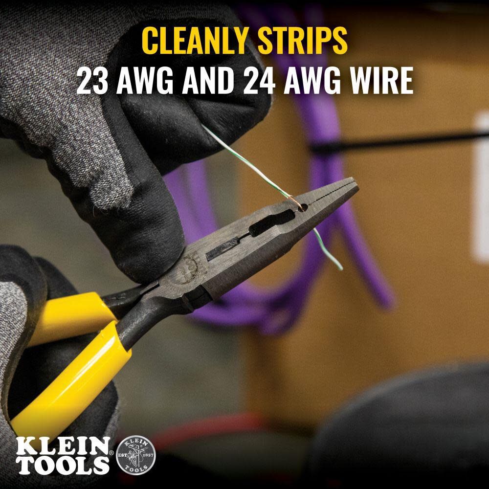 Klein Tools Connector Crimping Long-Nose Pliers, large image number 4