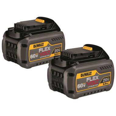 DEWALT 20V/60V MAX FLEXVOLT 6.0 Ah Battery 2 pack, large image number 11