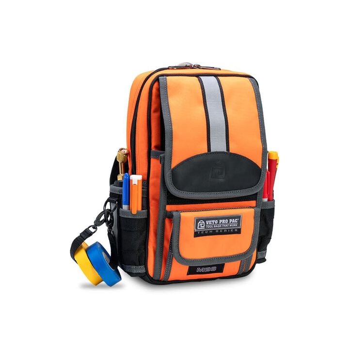 Veto Pro Pac Zippered Diagnostic Meter Bag (No Base) Large, Hi-Viz Orange, large image number 1