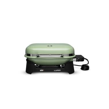 Weber Lumin 120V Electric Grill Seaform Green