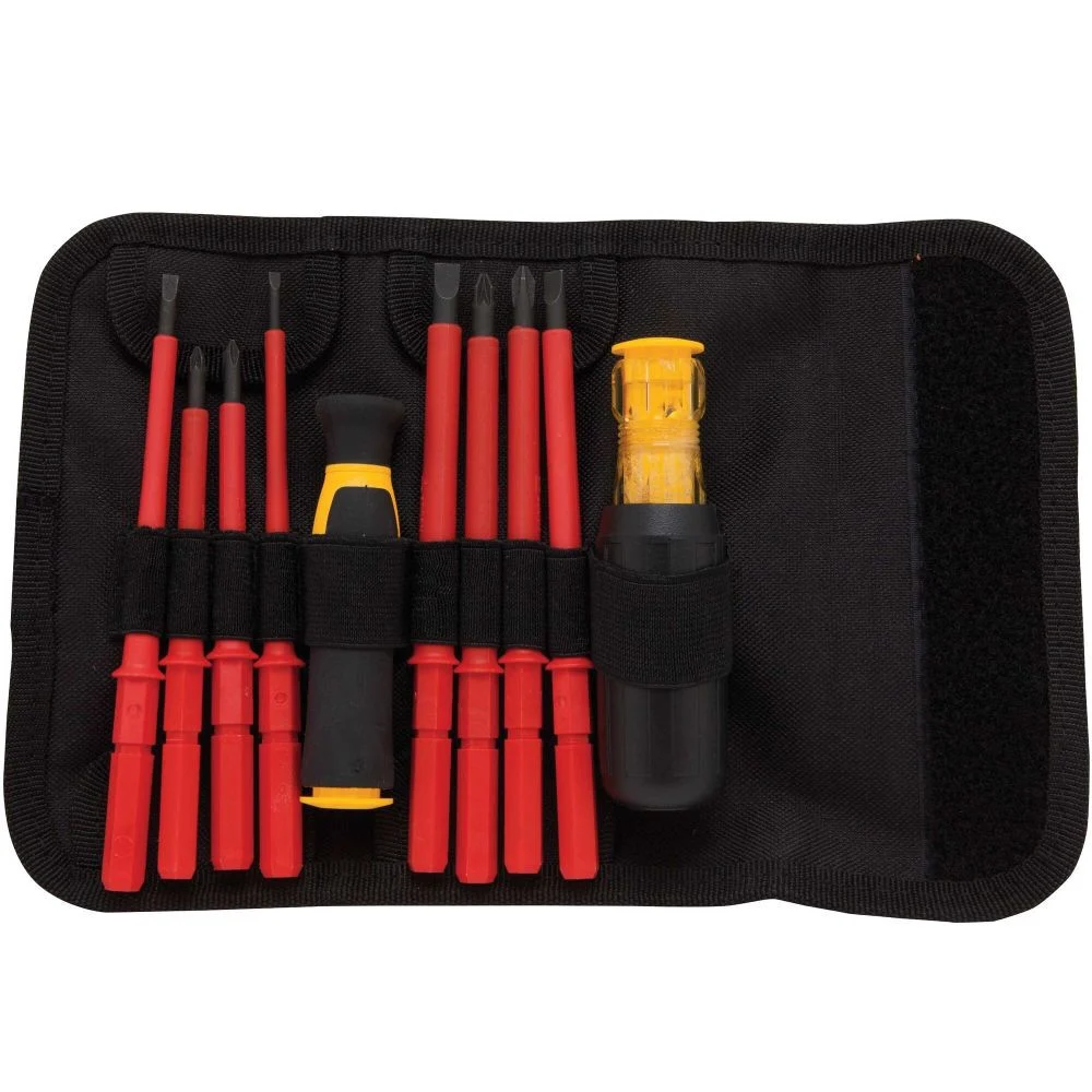 DEWALT 10 Piece Vinyl Grip Insulated Screwdriver Set, large image number 1