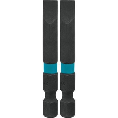 Makita Impact X #8 Slotted 2 Power Bit 2/pk