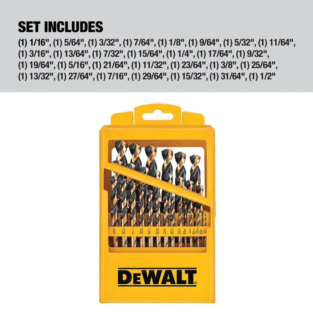 DEWALT Black Oxide High Speed Steel Drill Bit Set 29 Pieces, large image number 2