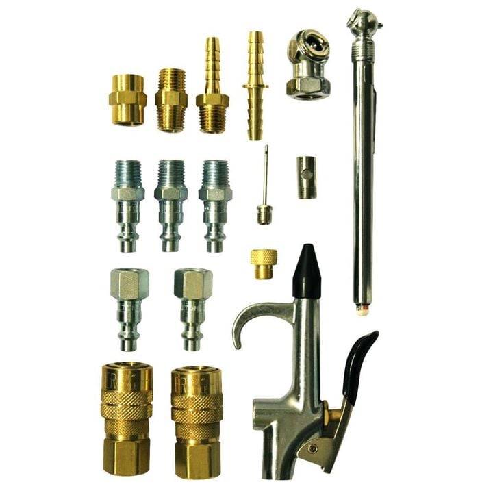 Milton (S-220) Air Compressor Accessory Starter Kit (16-Piece)