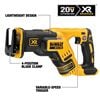 DEWALT 20V MAX Compact Reciprocating Saw & Premium XR Battery 2pk Bundle, small image number 3