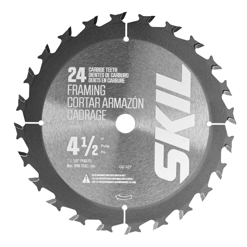 SKIL 4-1/2 Inch 24T and 40T Carbide Circular Saw Blade Set, large image number 3