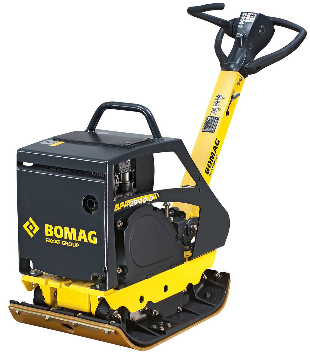 Bomag 15.7 Inch Reversible Vibratory Plate - Honda GX160 Engine - BPR 25/40