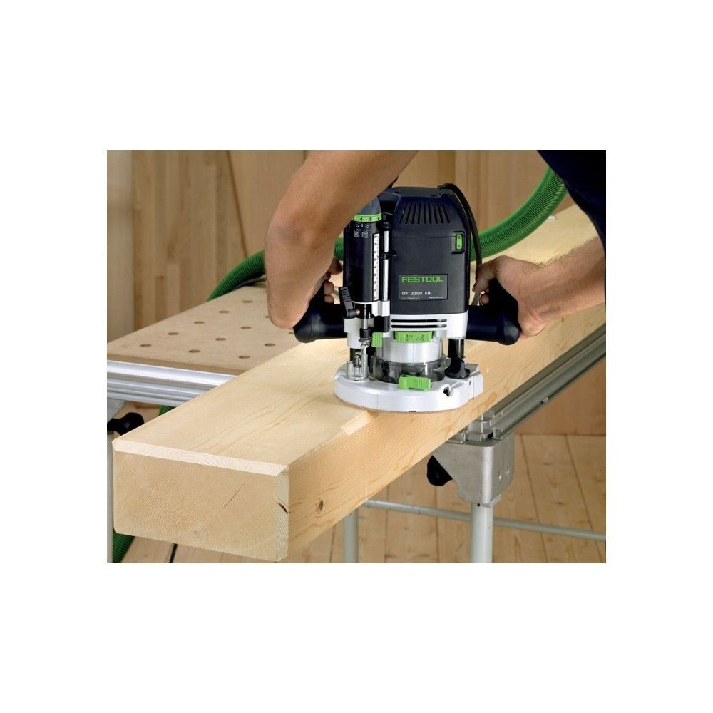 Festool 3 5/32in OF 2200 EB-F-Plus Plunge Router with Systainer, large image number 7