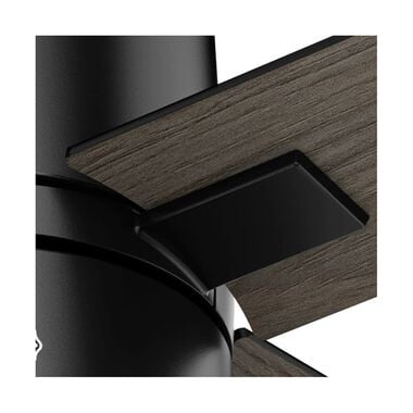 Hunter Fan Beck Ceiling Fan 52in Matte Black/Greyed Walnut, large image number 4