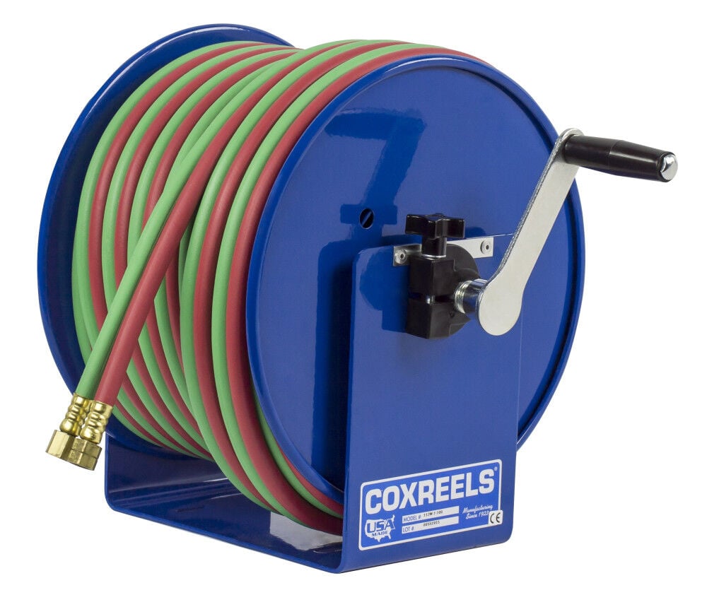 Coxreels Welding Hand Crank Hose Reel 1/4in x 200' T-Grade 200PSI, large image number 6