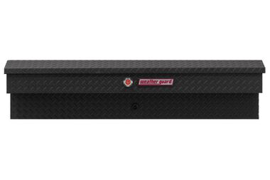 Weather Guard 56in Lo-Side Truck Tool Box Aluminum Textured Matte Black, large image number 2