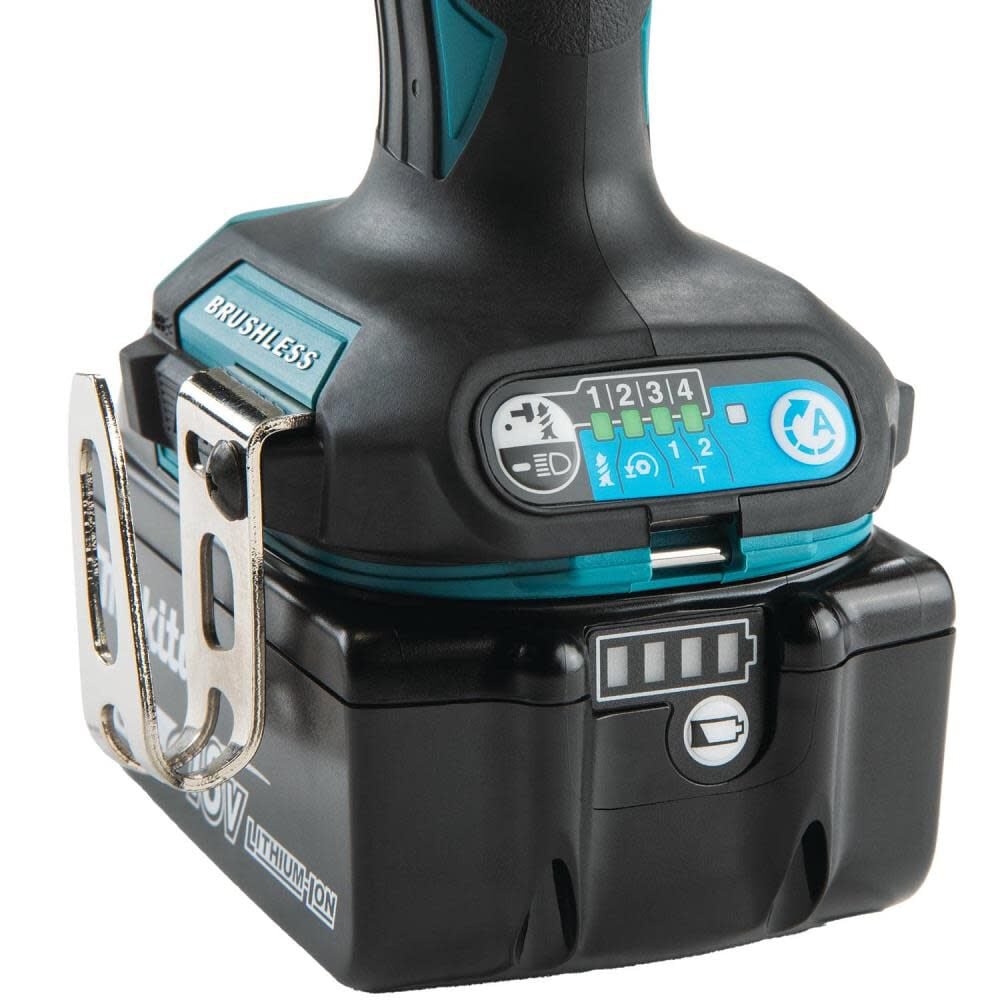 Makita 18V LXT Lithium-Ion Brushless Cordless 2 Piece Combo 5 Ah Kit, large image number 17