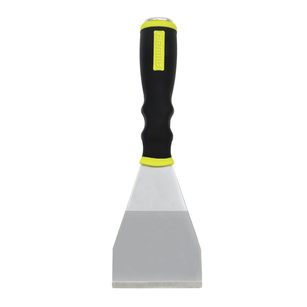 Allway Tools Soft Grip Bent H/D Scraper with Pole Socket & Hammer End, large image number 1