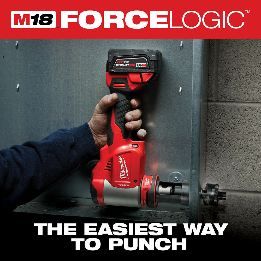 Milwaukee M18 FORCE LOGIC 10 Ton Knockout Tool 1/2 Inch to 4 Inch (Bare Tool), large image number 3