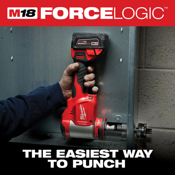 Milwaukee M18 FORCE LOGIC 10 Ton Knockout Tool 1/2 Inch to 4 Inch (Bare Tool), large image number 2