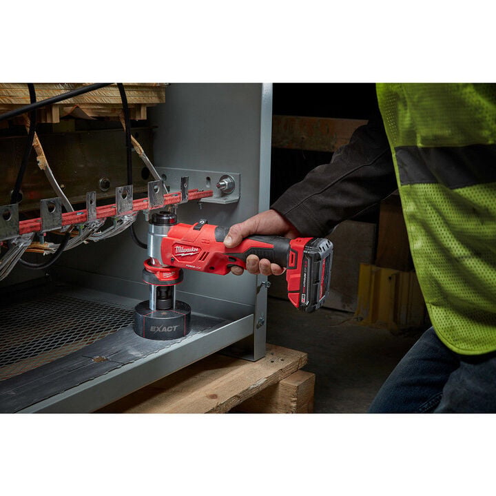 Milwaukee M18 FORCE LOGIC 6 Ton Knockout Tool 1/2 Inch - 2 Inch (Bare Tool), large image number 8