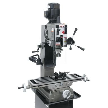 JET Geared Head Square Column Mill/Drill with Newall DP500 2-Axis DRO & X-Powerfeed, large image number 0