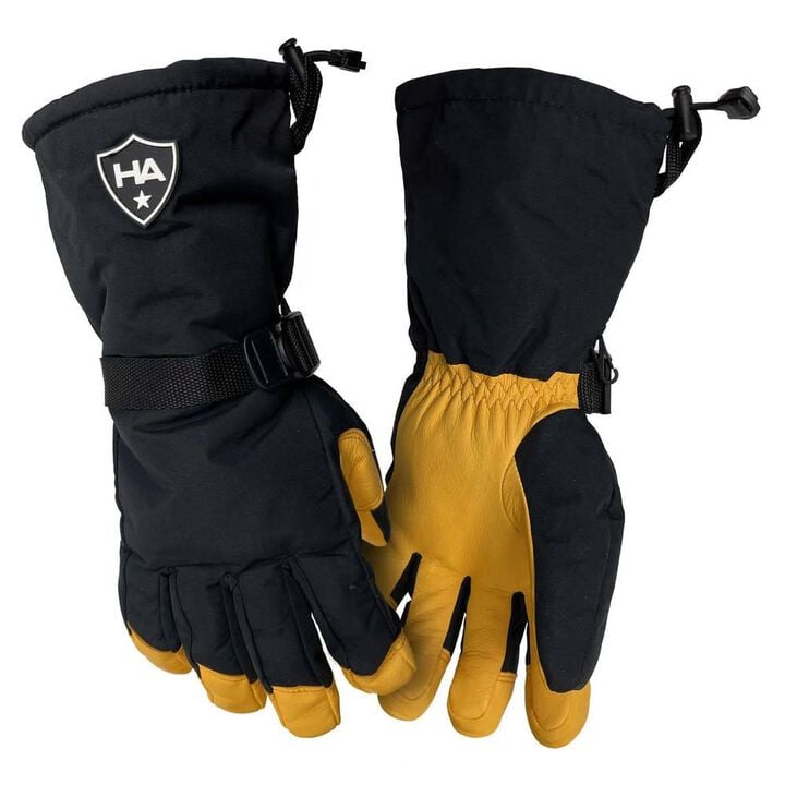 Hand Armor Deerskin Waterproof Ski Gloves