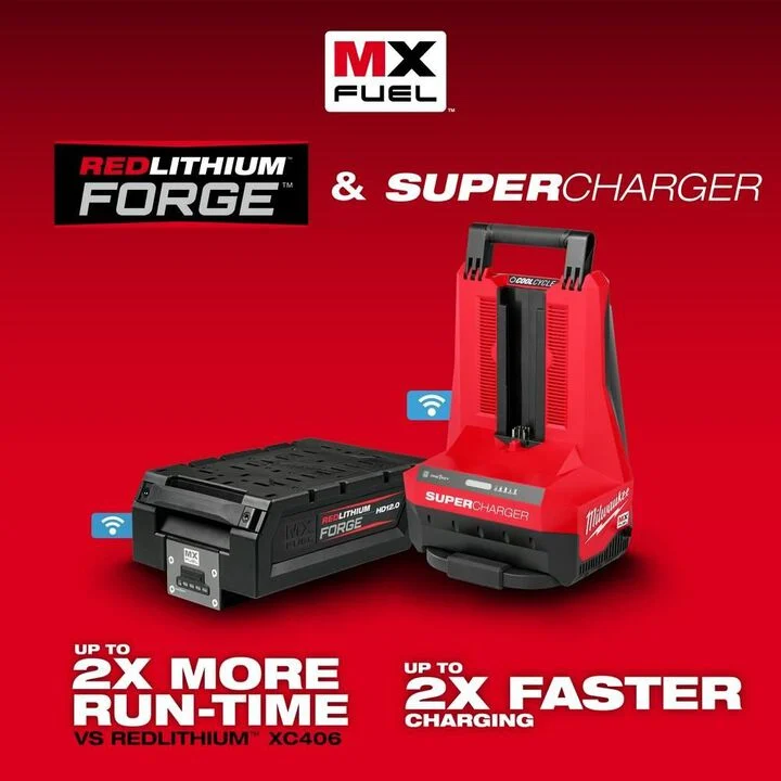 Milwaukee MX FUEL REDLITHIUM FORGE HD12.0 Battery/Super Charger Expansion Kit, large image number 2