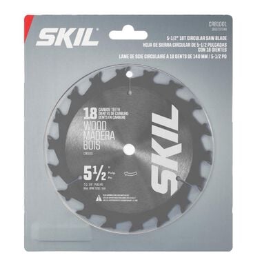 SKIL 5-1/2 in 18-Tooth Carbide Tipped Circular Saw Blade