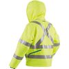 Makita 18V LXT Lithium-Ion Cordless High Visibility Heated Jacket Jacket Only, small image number 2