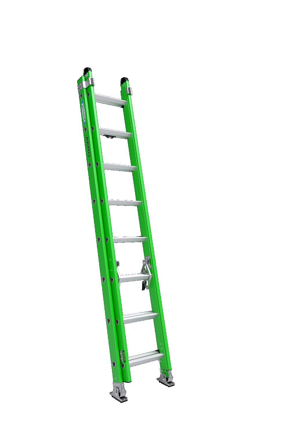 Werner AERO Extension Ladder TYPE IAA Fiberglass Box Rail/Tri Rung, large image number 1