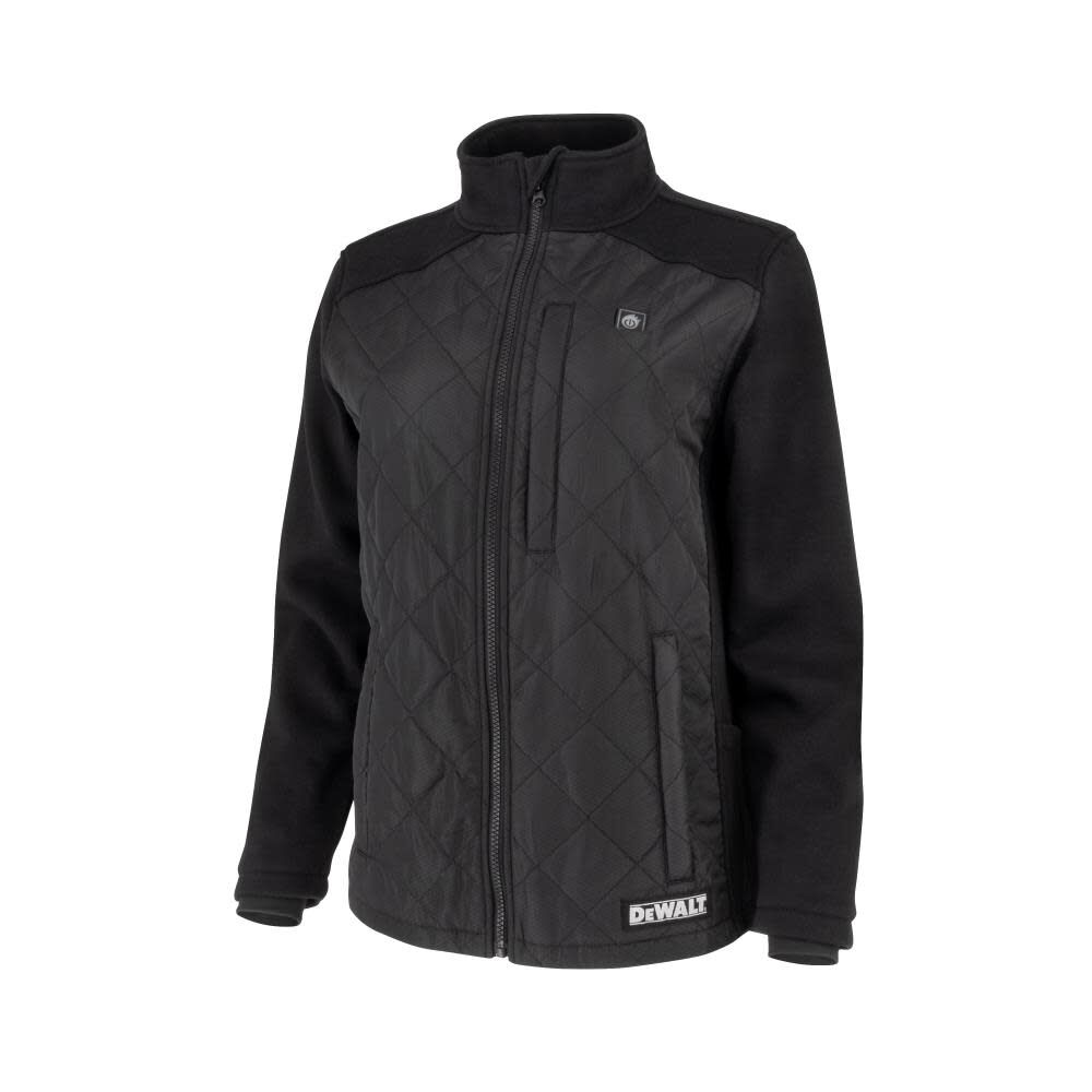 DEWALT Womens Hybrid Heated Jacket, Black, 3X, large image number 13