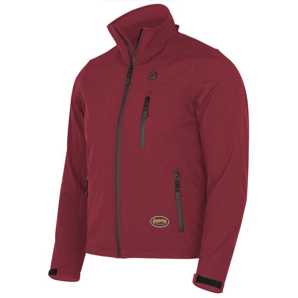 Pioneer 5433U Heated Softshell Jacket Dark Red Medium V1210290U-M from  Pioneer - Acme Tools
