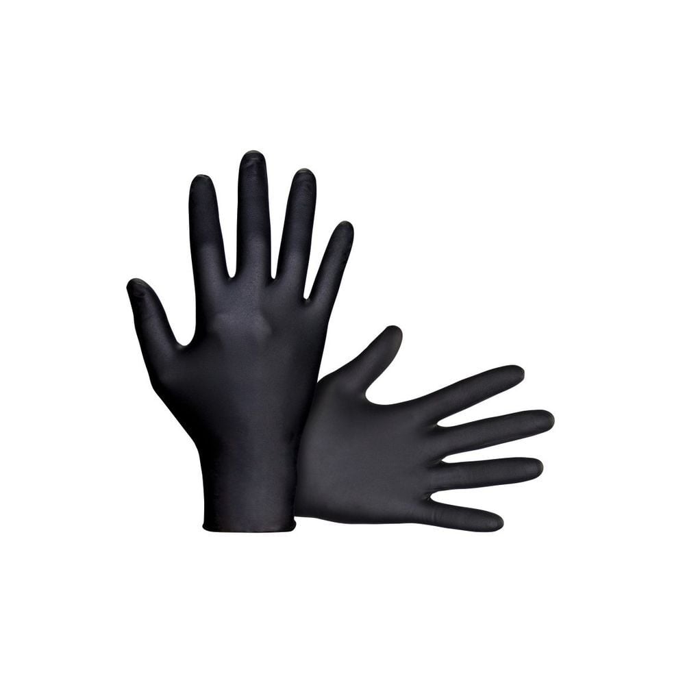 SAS Safety Nitrile Disposable Gloves, Black, X-Large 50ct, large image number 1