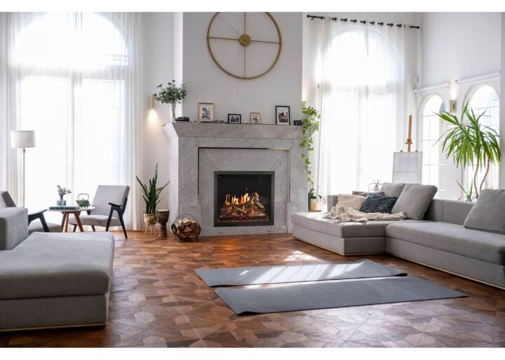 Napoleon Elevation X Electric 36 Inch Fireplace with LCD Enhancement Black, large image number 5