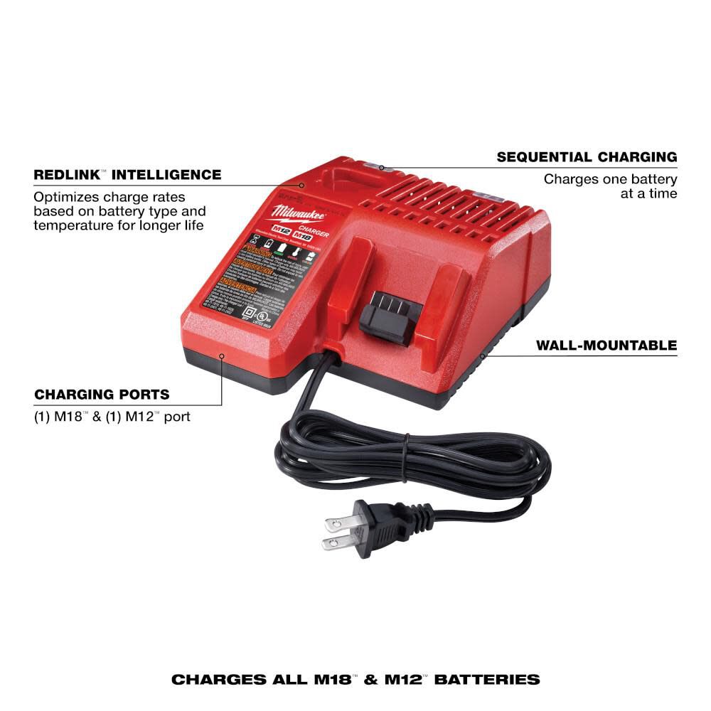 Milwaukee m18 top multiple battery charger
