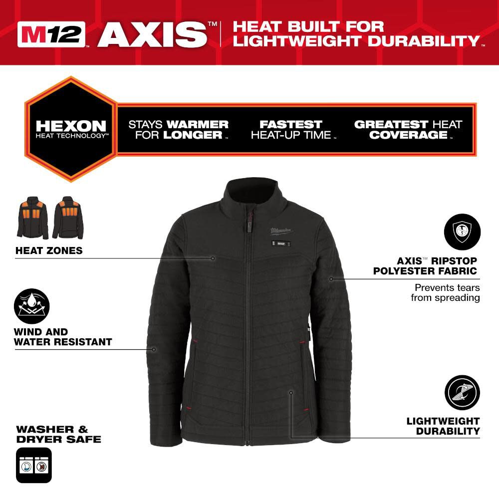 Milwaukee M12 Women's Heated AXIS Jacket Kit, large image number 2