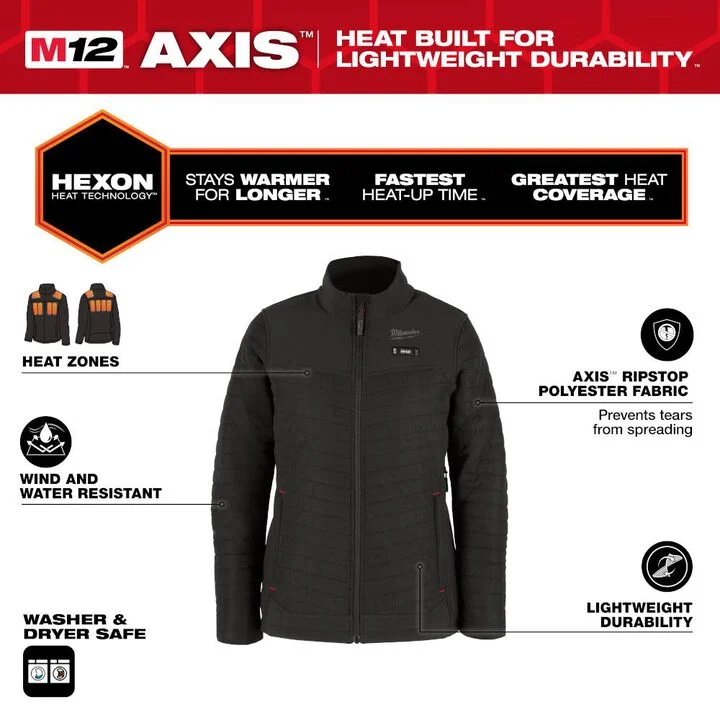 Milwaukee M12 Women's Heated AXIS Jacket Kit, large image number 1