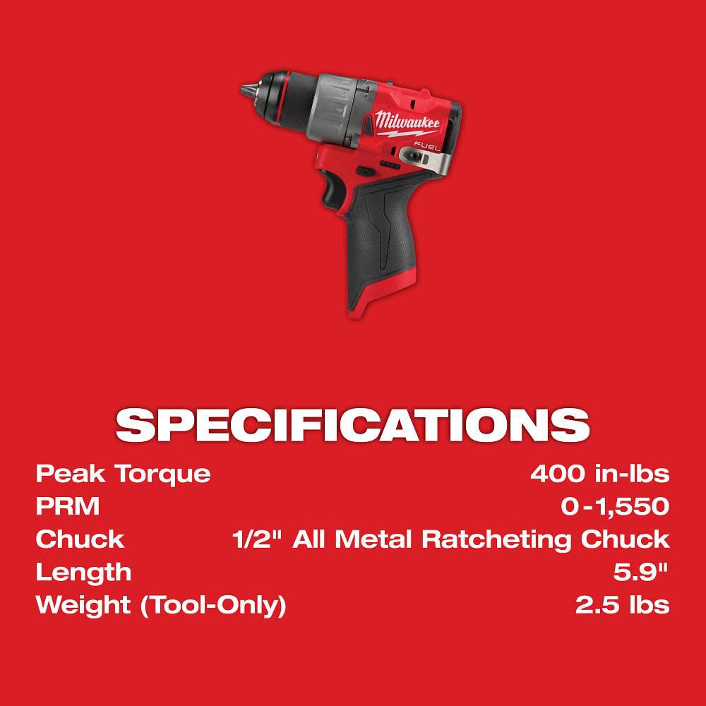 Milwaukee M12 FUEL 3 Tool Combo Kit, large image number 10