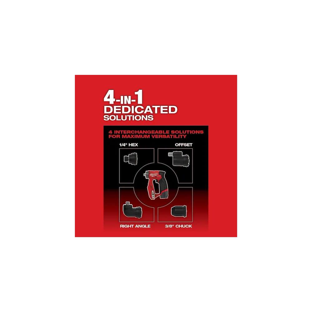 Milwaukee M12 Fuel Installation Drill Driver Oscillating Multi Tool Bundle Mil000011348 - Image 11