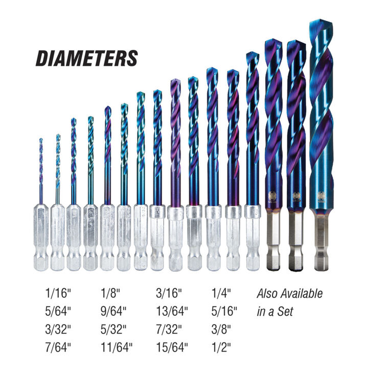 Spyder 15/64 Inch Quick-Change Drill Bit with Hex Shank, large image number 3