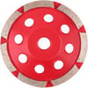 Milwaukee 4 Inch Single Row Segmented Rim Diamond Cup Wheel for Concrete Grinding, small image number 1