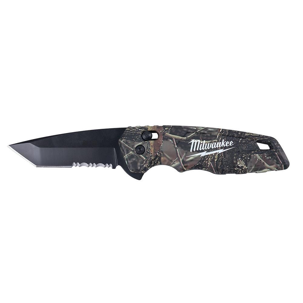 Milwaukee FASTBACK Camo Spring Assisted Folding Knife, large image number 1