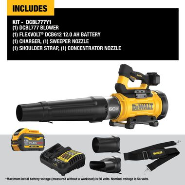 DEWALT 60V Max Premium Blower Kit, large image number 1
