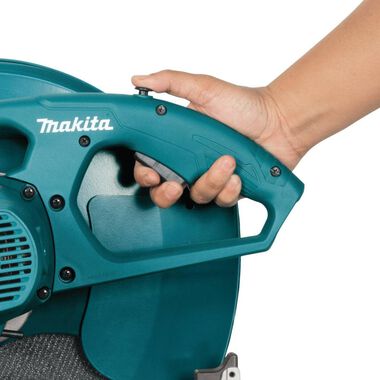 Makita 14 In. Cut-Off Saw with 4-1/2 In. Paddle Switch Angle Grinder, large image number 9