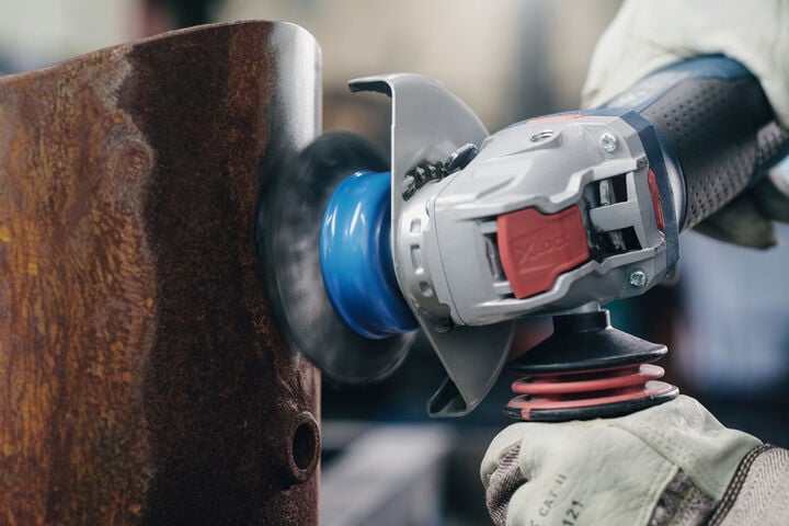 Bosch 5 Inch X-LOCK Variable Speed Angle Grinder with Paddle Switch Reconditioned, large image number 10