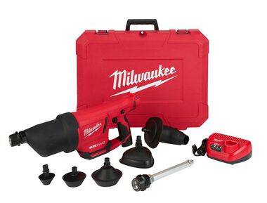 Milwaukee M12 AIRSNAKE Drain Cleaning Air Gun Kit, large image number 4