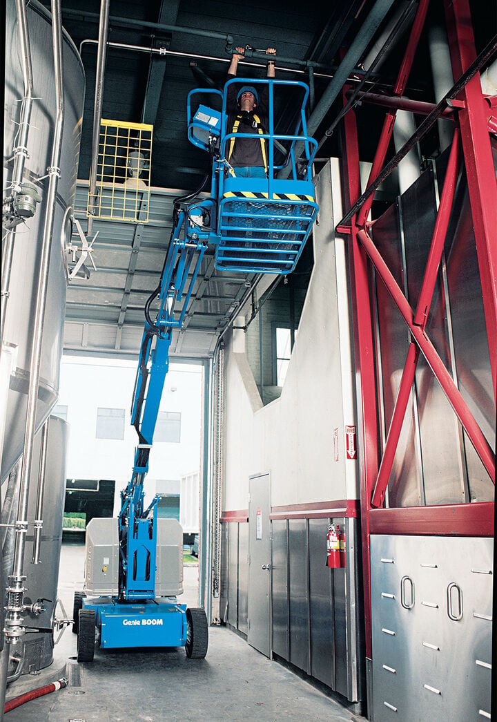 Genie 34 Ft. Electric Articulating Boom Lift with Jib, large image number 4
